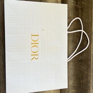 Christian Dior authentic shopping bag from the Paris flagship store